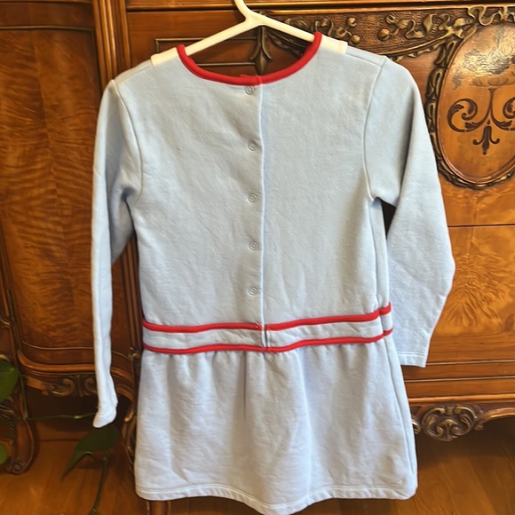 Bella Bliss Little Girl’s Carly Collared Long Sleeve Dress Size 5 - Picture 5 of 6